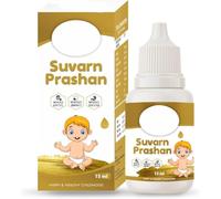 Drops Swarna prashana Drops with Gold Ash | Swarna Prashan | Suvarnaprashan Drop for Childrenr for Kids (15 ml) (GMP Certified)