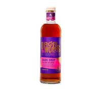 DropWorks Dark Drop British Rum 70cl 40% ABV Twice Pot-Distilled Molasses-Based Dark Rum Aged with Heavily Charred American Oak Chips No Additives or Sugar Made in Nottinghamshire