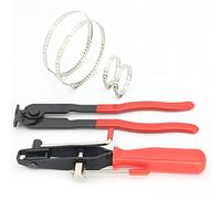 Drotayard 2Pcs Auto Cv Joint Boot Clamps Pliers,CV Joint Clamp, Car Banding Tool+ 4Pcs CV Joint Clamps Kit