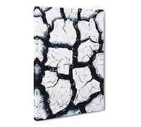 Drought In The Arizona Desert Canvas Print | Gallery Wrapped 30mm Frame Wall Art | 20x14 inches | Ready to Hang | Abstract Landscape Picture | Living Room Bedroom Lounge Office