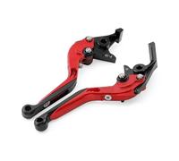 Drovian Hydraulic Brakes Motorycle Foldable Extendable Front Rear Brake Lever Adjustable Hand for Honda for Forza(Red)