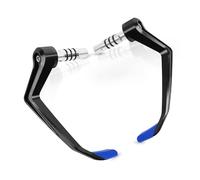 Drovian Hydraulic Brakes Universal Motorcycle 7/8" 22mm Handlebar Brake Clutch Levers Protector Guard Handguards Hand(Blue 1 Pair)