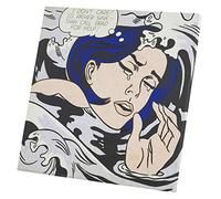 Drowning Girl / By Roy Lichtenstein / Pop Art / Comics Canvas Wall Art (60cm x 61cm)