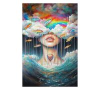 Drowning in Dreams Decorative Jigsaw Puzzle for Adults, 1000 PCS