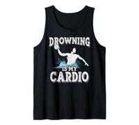 Drowning is My Cardio Water Polo Player Water Polo Tank Top