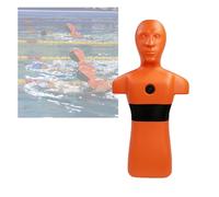 Drowning Prevention Teaching Tools,Fire Training Model,Water Training Dummy,PE Pool Lifesaving Model with 3 Inlet Holes,Rapid Drainage
