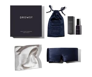 Drowsy Beauty Sleep Experience 1x Sleep Mask, 1x Silk Pillowcase, 1x Carry Pouch & 1x Pillow Spray