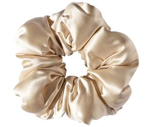 Drowsy - Dusty Gold Pillow Scrunchie - Hair Ties - silk