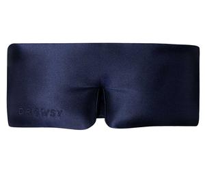 Drowsy - Eyelash Protecting Silk Sleep Mask - Midnight Blue - Silk sleep masks