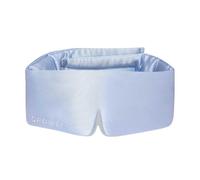 DROWSY Silk Sleep Mask. Face-Hugging, Padded Silk Cocoon for Luxury Sleep in Total Darkness (Blue Belle)
