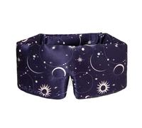DROWSY Silk Sleep Mask. Face-Hugging, Padded Silk Cocoon for Luxury Sleep in Total Darkness (Cosmic Energy)