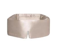 DROWSY Silk Sleep Mask. Face-Hugging, Padded Silk Cocoon for Luxury Sleep in Total Darkness (Dusty Gold)