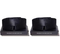 DROWSY Silk Sleep Mask. Face-Hugging, Padded Silk Cocoon for Luxury Sleep in Total Darkness. (Black Jade) (Pack of 2)
