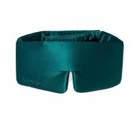 Drowsy Sleep Co Womens Green Sapphire Brand-embroidered Padded Silk Mask