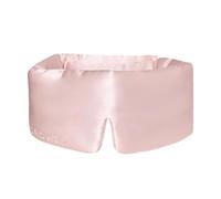 DROWSY Silk Sleep Mask Set - Face-Hugging, Padded Silk Cocoon for Luxury Sleep in Total Darkness - Eye Masks for Sleeping & Travel, 100% Pure Mulberry Silk, Adjustable - Sunset Pink (Set of 2)