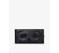 Drowsy Sleep Co Womens Drowsy Sleep Co Brand-Embroidered Padded Silk Sleep Mask Moonlight Shadow 1 Size