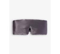 Drowsy Sleep Co Womens Drowsy Sleep Co Brand-Embroidered Padded Silk Sleep Mask Moonlight Shadow