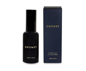 Drowsy Sleep SOS Pillow Spray for Troubled Sleepers. Ultimate Sleep Hygiene Upgrade - Up to 6 Months from 1 Tiny Bottle