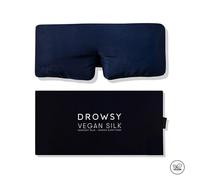 Drowsy Vegan Silk Sleep Mask Midnight Blue
