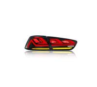 Drpsapal Tail Light For Mitsubishi Lancer Evo Sedan 2008 2009 2000 2011 2012 2013 2014 2015 2016 2017 Tail Lamp Rear Warning Brake Stop(Black Left Only)