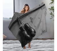 DRPZ Bag Boxing Gloves Hanging On A Wall Flannel Blanket Big Blanket Big Blanket(150x200cm)