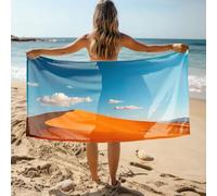 DRPZ Bath Towels Desert Dunes Under A Clear Blue Sky Bath Towel Bathroom Hand Towels 0