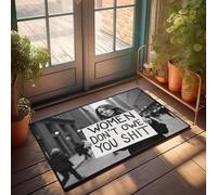 DRPZ Outdoor Winter Rug Women Don'T Owe You Anything Doormat Man Cave Furniture Office Decor For Men(40X60CM)