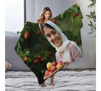 DRPZ Waterproof Blanket Input Data May Contain Inappropriate Content Flannel Blanket White Blanket King Size Throw Blanket For Bed(127x100cm)