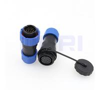 DRR SD20 Waterproof Aviation Connector Pair In-line Plug with Socket 14Pin IP68 for Solar Energy System