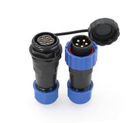 DRR SD20 Waterproof Aviation Connector Pair In-line Plug with Socket 5Pin IP68 for Solar Energy System