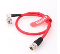 DRRI 12G Neutrik BNC Male Right angle to BNC Stragiht HD SDI RAW 4K Video Coaxial Cable for Sony F55 FS5 FS6 FS7 FX6 FS700 Cannon C300, C500