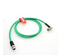 DRRI 12G Neutrik BNC Male Right angle to BNC Stragiht HD SDI RAW 4K Video Coaxial Cable for Sony F55 FS5 FS6 FS7 FX6 FS700 Cannon C300, C500