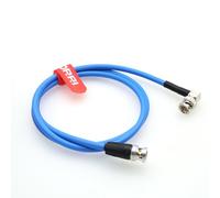 DRRI 12G Neutrik BNC Male Right angle to BNC Stragiht HD SDI RAW 4K Video Coaxial Cable for Sony F55 FS5 FS6 FS7 FX6 FS700 Cannon C300, C500