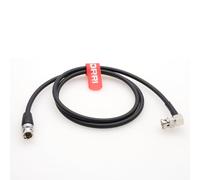 DRRI 12G Neutrik BNC Male Right angle to BNC Stragiht HD SDI RAW 4K Video Coaxial Cable for Sony F55 FS5 FS6 FS7 FX6 FS700 Cannon C300, C500