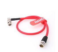 DRRI 12G Neutrik BNC Male Right angle to BNC Stragiht HD SDI RAW 4K Video Coaxial Cable for Sony F55 FS5 FS6 FS7 FX6 FS700 Cannon C300, C500