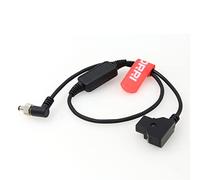 DRRI 12V Regulated D-Tap to Locking Right-Angle DC Cable for Blackmagic Design ATEM Mini switcher
