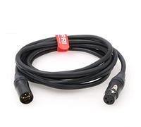 DRRI 24V DC Power Cable Neutrik 3-Pin XLR Female to 3-Pin XLR Male for LED Lights (7.5M)