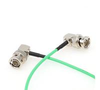 DRRI 3G 6G HD SDI 1080P Video Signal 75ohm Right Angle BNC Coax Cable for Transmission DJI Ronin Camera Monitor