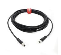 DRRI 3Pin M8 Connector Male to Female Aviation Sensor Connector PVC Shielded Electrical Cable for Industrial Automation Devices