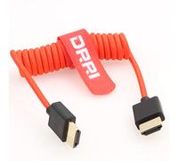 DRRI 8K HDMI to HDMI 2.1 Ultra High-Speed Braided Coiled Cable for Sony A7III a7s3 Panasonic Lumix BS1H to Atomos Ninja V