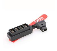 新品 DRRI D-tap Male to 4-Port Female P-Tap Splitter hub for BlackMagic 4k/ Cinema Cameras…