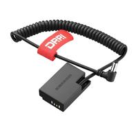 DRRI DR-E18 Dummy Battery to 2.1mm DC adapter Cable for Rebel SL2 SL3 T6s T6i T7i 77D Canon 77D R8 EOS R100 200D 750D 760D 800D