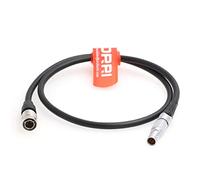 DRRI Hirose 4pin male to lemo 0B 2pin male Cable for Sony F5 F55 to Preston MDR 3