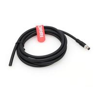 DRRI IP67 M8 A-Code Male Moulded to Single end Profinet/Ethernet Sensor Cable for Industrial Automation Devices