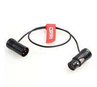 DRRI Low-Profile NEUTRIK XLR 3Pin Female to Male Audio Cable for Sound Devices 302 552 633 688 788T|Zaxcom Device|Sennheiser MKE 600