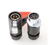 DRRI LP20 5Pin Docking Fast Locking Connect Automotive Waterproof Industrial Bulkhead Connector for RV Solar Panels, for Furrion