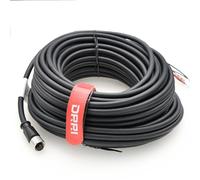 DRRI M12 12 pin A-Code Female Connector Single Ended Power/IO Cable CCB-M12X12FS-05 for COGNEX in-Sight 2000 7000 8000 Series Version systerm DataMan 260 Reader