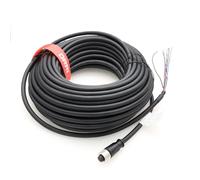 DRRI M12 A-Code 17 Pin Sensor Wire IO Power Cord for Cognex 3D-L4000 in-Sight Vision System Replacement CCB-PWIO17-S-03