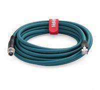 DRRI M12 X-Coded 8 Pole to RJ45 Gigabit Ethernet Interface Cat 7e Shielded Cable for cognex 262 Cameras | Barcode Scanners(3M)