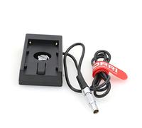 DRRI NP-F970 Battery Plate 12V 2Pin Battery Plate for Teradek Cube Bond COLR/Z Cam E2-S6 E2-F6 E2-F8